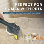 Hausmeister Hydroflex Pro Portable Carpet Cleaner and Pet Stain Remover, Upholstery Spot Cleaner Machine for Couch, Car Interior, Deep Cleaning Vacuum (Machine + 1 Solution & multi attachments) - Image 6