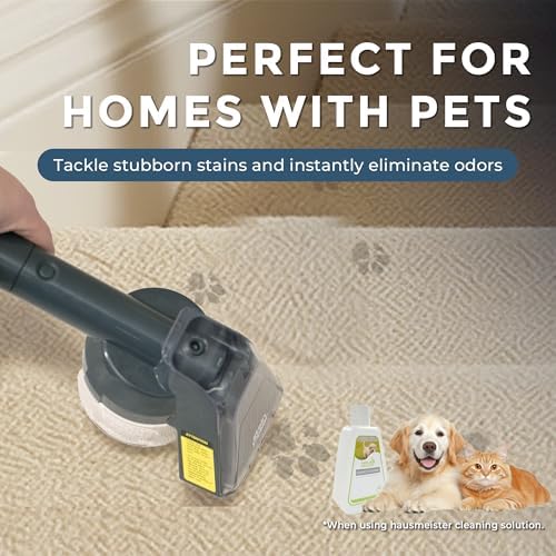 Hausmeister Hydroflex Pro Portable Carpet Cleaner and Pet Stain Remover, Upholstery Spot Cleaner Machine for Couch, Car Interior, Deep Cleaning Vacuum (Machine + 1 Solution & multi attachments) - Image 6