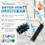 Sealegend 40Ft Dryer Vent Cleaner Kit Flexible Lint Remover - Image 3