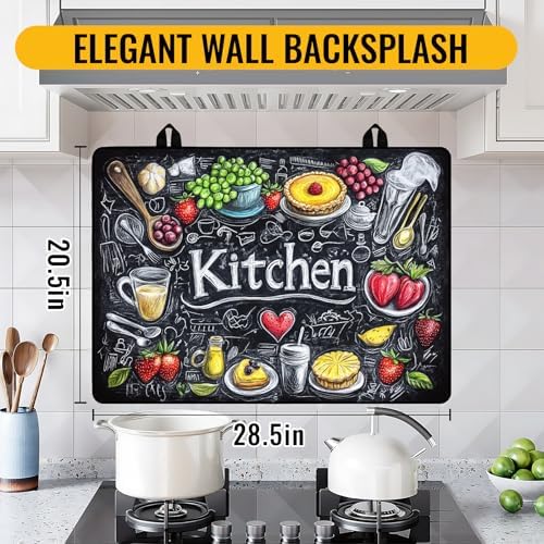 Stove Top Cover for Electric Stove, Glass Stove Top Cover, 28.5x20.5 inch - Image 2
