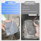KinHwa Dish Cloths for Washing Dishes with Scrub Side, Microfiber Dish Rags - Image 2
