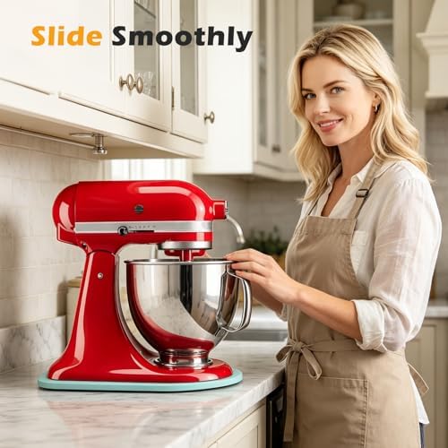 Mixer Slider Mat for Tilt Head Kitchen Aid 4.5-5 Qt Stand Mixer, Blue - Image 6