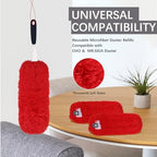 Reusable Microfiber Duster Refills Compatible with OXO & MR.SIGA Duster - Washable Duster for Household Cleaning Dusting Furniture Blind Ceiling Fan 2Pack (Handle NOT Included - Image 7
