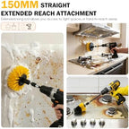 8 Pack Drill Brush Attachment Set, Power Cleaning Scrub Brushes for Drill - Image 6
