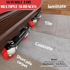 ONEON Heavy Duty Furniture Movers with Wheels & Lifter (8 Dual Wheels) - Image 4