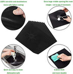 Stove Burner Covers,0.3 MM Double Thickness,8 Pack,Black,Size 10.6” x 10.6” - Image 5