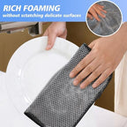KinHwa Dish Cloths for Washing Dishes with Scrub Side, Microfiber Dish Rags - Image 7