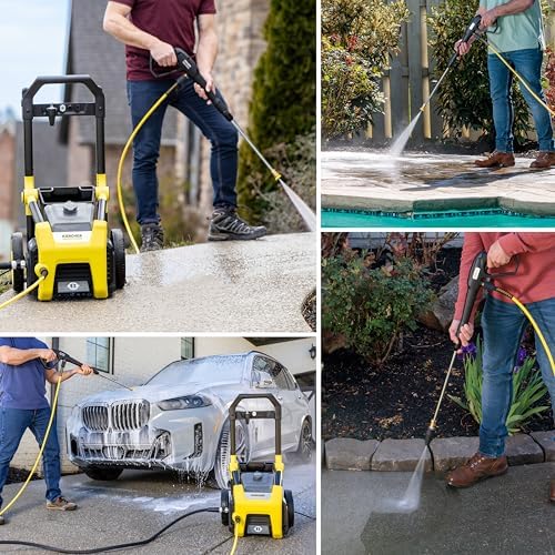Kärcher Pressure Washer K2100PS, CETA Certified, 3 Spray Nozzles, Detergent Tank, for Cars, Driveways, Siding, Patios, 1.2 GPM - Image 5