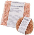 Redecker Copper Cleaning Bundle – Cloths and Scrubber Set for Pots, Pans, Sinks & Kitchen Surfaces – Non-Scratch Reusable Copper Cleaning Set, Made in Netherlands by Redecker