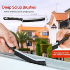 Crevice Cleaning Brush Tool - Heavy Duty Hard Bristle Gap Brush for Deep Cleaning - Ultra-Thin Grout Scrubber for Bathroom, Toilet, Bathtub, Kitchen Sink & Window Tracks-12 Pack - Image 2