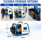 Yoking Electric Pressure Washer, Max 2200 PSI, 3.2 GPM, Triplex Pump - Image 5
