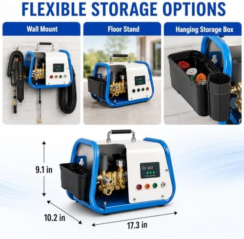 Yoking Electric Pressure Washer, Max 2200 PSI, 3.2 GPM, Triplex Pump - Image 5