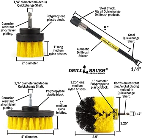 Bathroom Scrubber Brushes - Drill Scrub Brush Attachment - Bathroom Mirror - Image 5