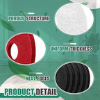 Teenyyou 3 Pcs 20" Commercial Orbiter Floor Buffer Pads, Red, Black, White - Image 3