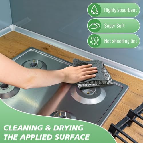 SINLAND Dish Cloth for Washing Dishes Kitchen Washcloth Cleaning Cloth - Image 4