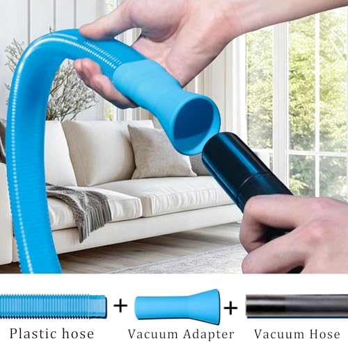 Dryer Vent Cleaner Kit with Universal Vacuum Hose Attachement Compatible with Most Vacuum Cleaners, Dryer Lint Cleaner Remover with 3 size Lint Brush for Deep Cleaning, HVAC, Home Cleaning Tools - Image 3