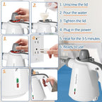 Spurgehom Handheld Steam Cleaner, Portable Steamer with 11 PCS Accessory & Safety Lock, Large Capacity Steam for Cleaning, Multipurpose Steam Cleaner for Home, Car, Window - Image 7