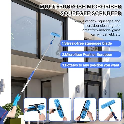 36 Foot High Reach Duster Kit with 7-30FT Extension Pole - Image 5