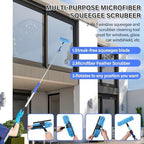 20 FT Exterior House Cleaning Brush Set with 5-12 Foot Telescoping Extension Pole, Soft Scrub Car Wash Brush, Medium Bristle Cleaning Brush and Window Squeegee & Washer - Image 6