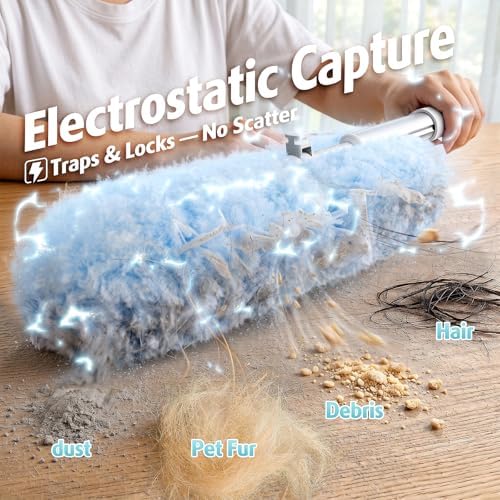 AIR U+ 6ft Extendable Duster with 20 Refills for Swiffer Dusters - Image 4