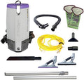ProTeam Super Coach Pro 10 Commercial Backpack Vacuum with ProBlade Hard Surface and Carpet Tool Kit, 10 Quart, Corded, 107538 by ProTeam