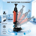 Commercial Floor Scrubber Machine, Electric Buffer Polisher, Dual - Image 4