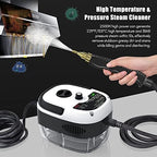 Portable Handheld Steam Cleaner,Pressurized Steam Cleaning Machine(Red) - Image 2