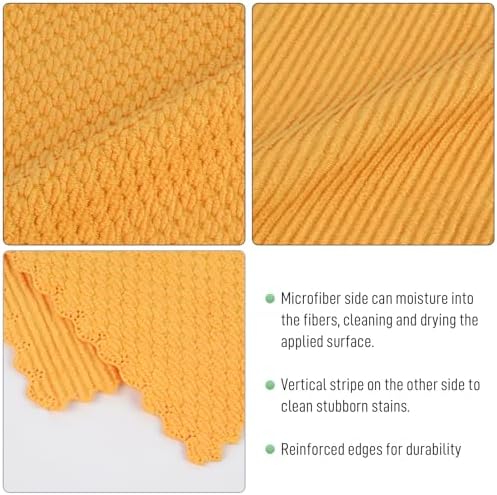 SINLAND Dish Cloth for Washing Dishes Kitchen Washcloth Cleaning Cloth - Image 3