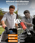 Electric Grill Brush, 3-Speed Cordless High-Speed Motor BBQ Grill Cleaner - Image 6