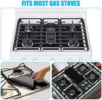 Stove cover,reusable stove top protector for gas range cut-out tool customizable for Samsung & other brands with 12 non-slip strips stove guard, easy to clean Thickened stove lining 35.43in*21.65in - Image 5