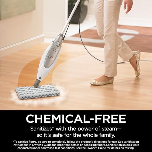 Shark Professional Steam Pocket Mop with 2 Double-sided Pads, White, S3601 - Image 6
