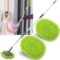 Wall Cleaner Mop Max 66’’ Long Handle, with 15°Labor-Saving Extension Pole by HoMerit