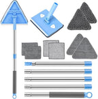 CALBEAU Baseboard Cleaner Tool with Handle, Wall Cleaner Mop, Blue by CALBEAU