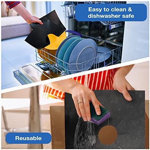 Stove Cover Gas Stove Top Burner Covers (5pack) Protectors for Samsung Gas Range Stove Mat Non-Stick Oven Liners Mat Gas Range Protectors Covers, Reusable Washable Stove Clean Stove Guard parts - Image 5