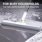 Magic Squeegee Broom for Floors, 62 in Handle, Rubber Pet Hair Remover - Image 2