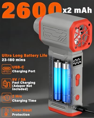 FT08 Compressed Air Duster, 1-10 Stepless Speed Adjustable - Image 3