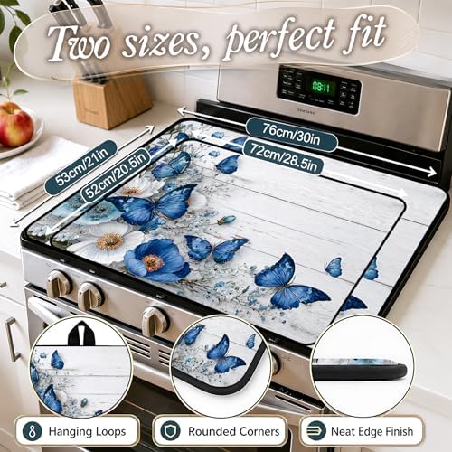 Stove Top Cover,28.5"L x 20.22"W,Heat Resistant Cooktop Protector Mat - Image 2