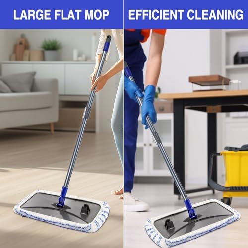 Microfiber Mops for Floor Cleaning,Hardwood Floor Mop with 5 Reusable Pads - Image 5