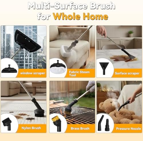 2500W Portable Handheld Steam Cleaner, 15s Fast Heating Steam Steamer - Image 5