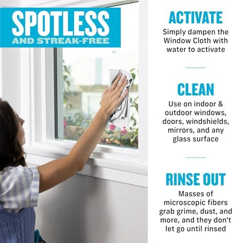 E-Cloth Window and Glass Cleaner Kit, Just Add Water - 2 Kits - Image 6