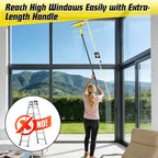 Professional Window Squeegee with 60" Extension Pole for Home - Image 3