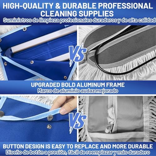 36" Commercial Dust Mop: Dust Broom for Hardwood Floors Cleaning - Image 4
