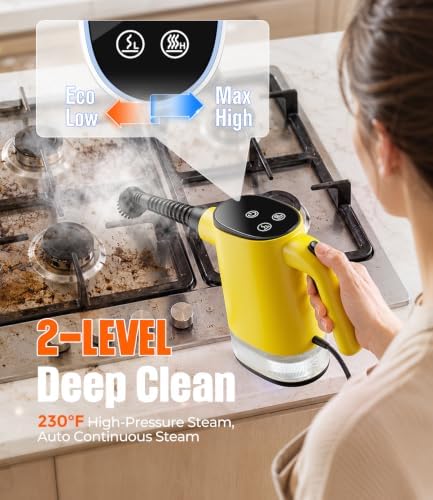 Handheld Steam Cleaner, 3S Fast Heat, 650mL Water Tank, Adjustable Steam - Image 6
