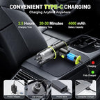 KMM Handheld Car Vacuum Cleaner, 9000PA Vacuum & Air Duster - Image 6