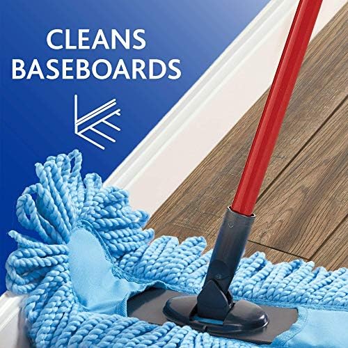 O-Cedar Dual-Action Microfiber Sweeper Dust Mop,Red - Image 2