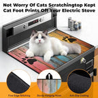 Stove Top Cover for Glass Electric Stove (Dog Paw Print, 30" x 21") - Image 4