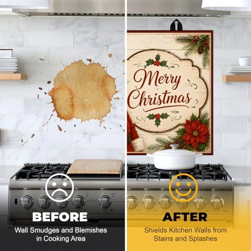 NYZE Christmas Stove Top Covers for Gas Burners Decorative Stove Cover - Image 3