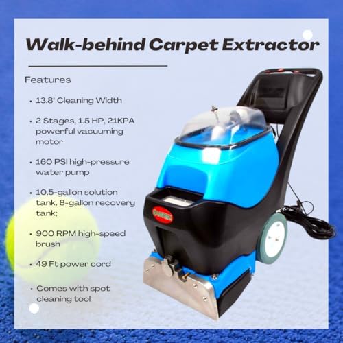 SM350 Walk-Behind Carpet Extractor, 160 PSI - Image 2