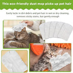 6 Pcs Reusable Duster Refills Washable Pads, White - Image 6
