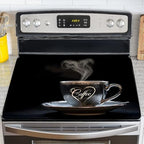 NYZE Stove Top Cover for Electric/Glass Stove, Flat Top Cooktop Protector, Electric Cooktop Cover, Extra Counter Space for Kitchen (Coffee) by GIVEYOUTHEBEST